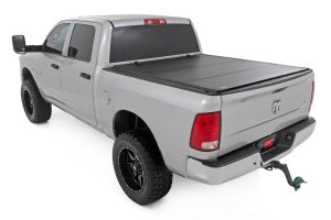 Ram 1500 Classic Hard Tri-Fold Flip Up Bed Cover - Rough Country - Fourth-generation - '19-'23